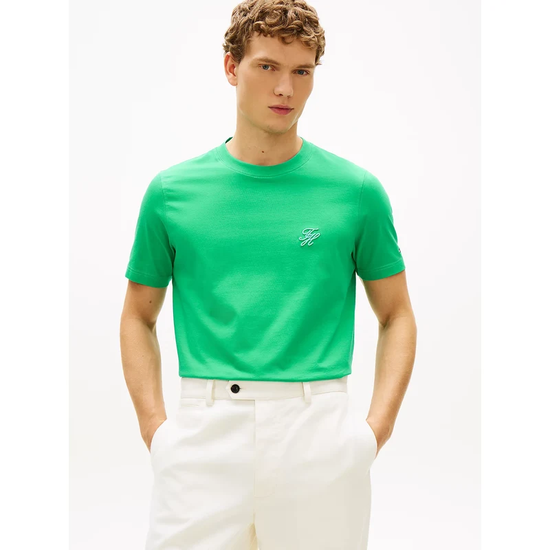 Tommy Hilfiger pánské zelené tričko