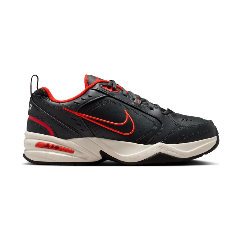 Nike Air Monarch IV DK SMOKE GREY/BLACK-PICANTE RED