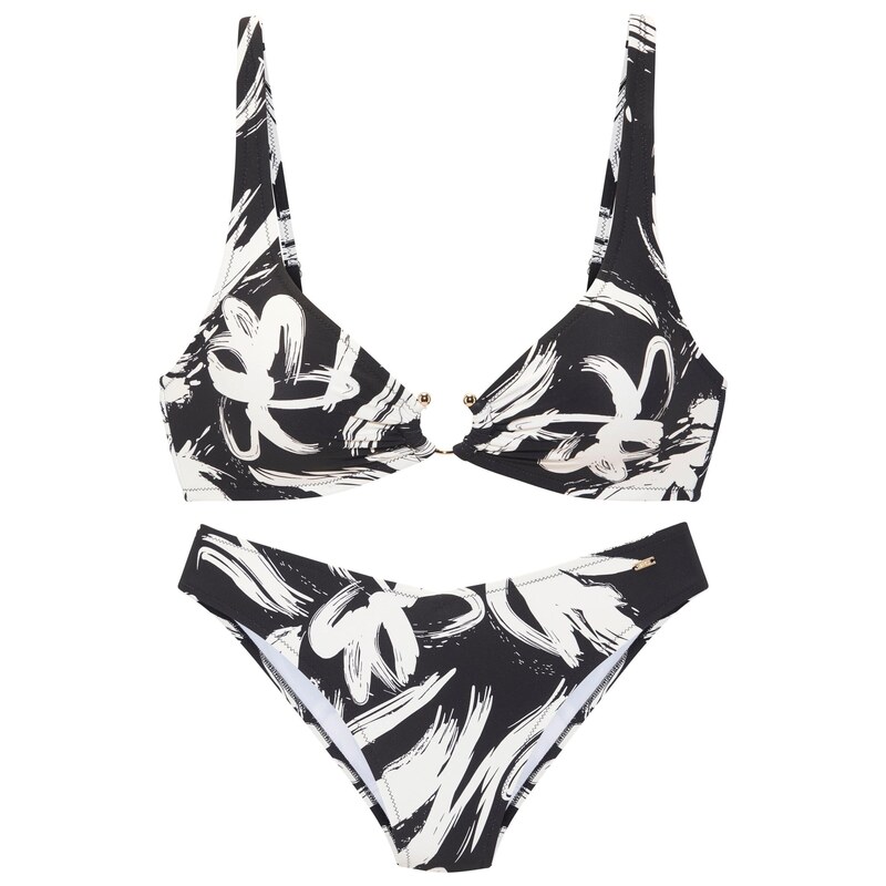 FRENCH CONNECTION Bikiny černá / bílá 115094486
