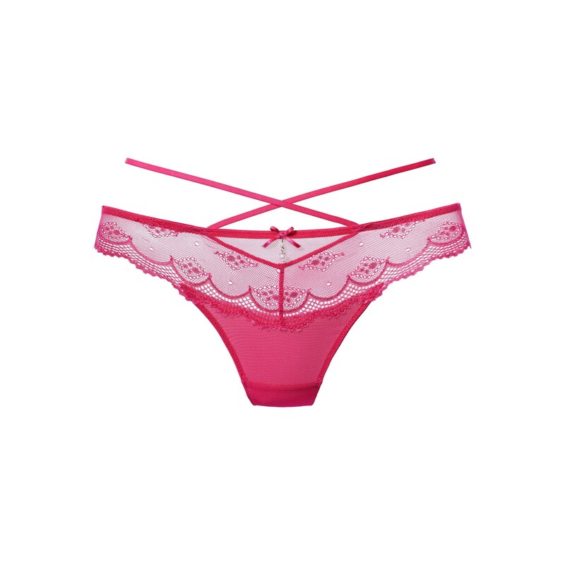 LASCANA Tanga tmavě růžová 115094488