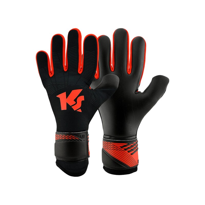KEEPERsport Sportovní rukavice červená / černá