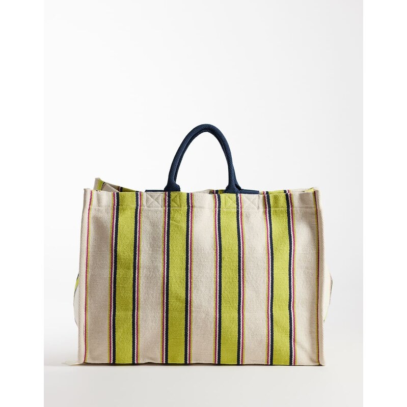 Accessorize stripe large beach tote bag in mutli-Multi 115087351