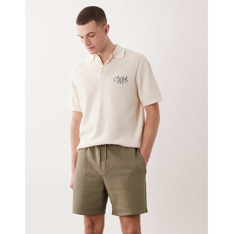 ASOS DESIGN essentials oversized mid length jersey shorts in