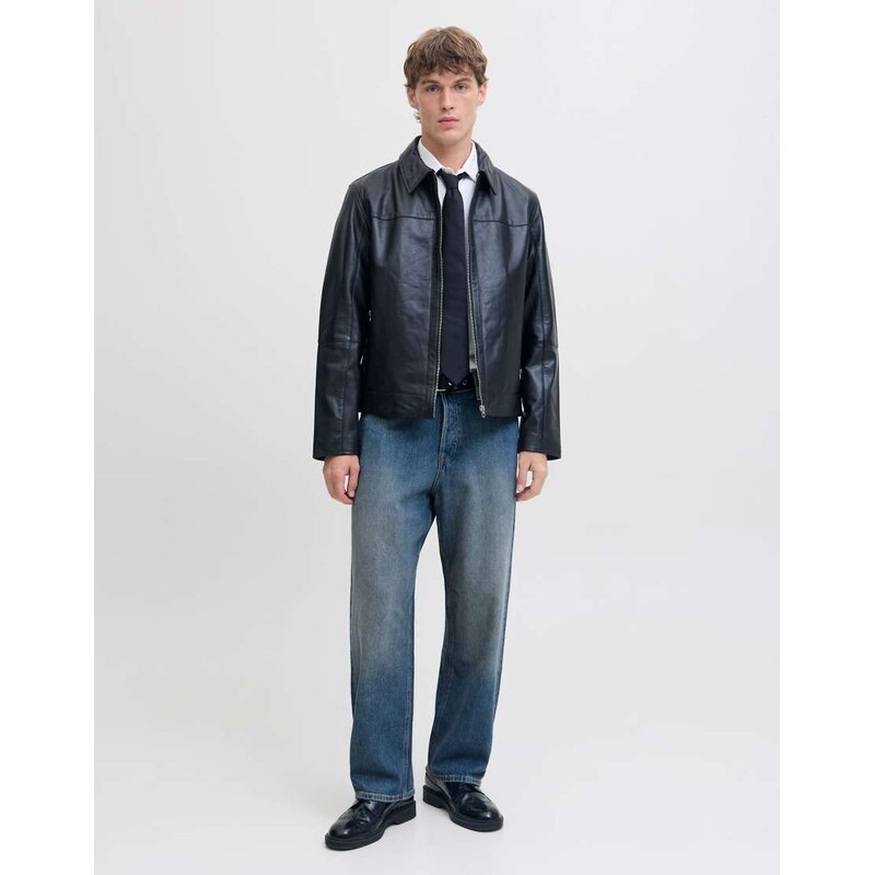 Jack & Jones Baggy fit jeans in blue denim