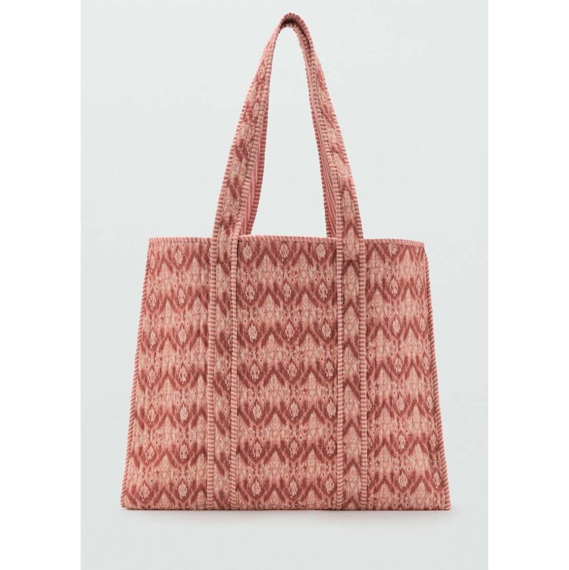 Mango Teen tote bag in orange print 115087776