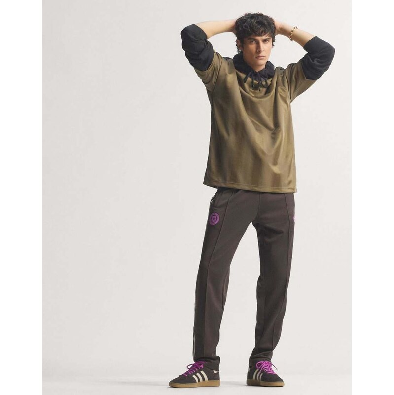 adidas performance Chile originals track pants in night brown