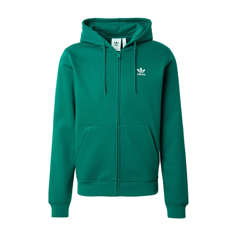ADIDAS ORIGINALS Mikina Trefoil Essentials zelená