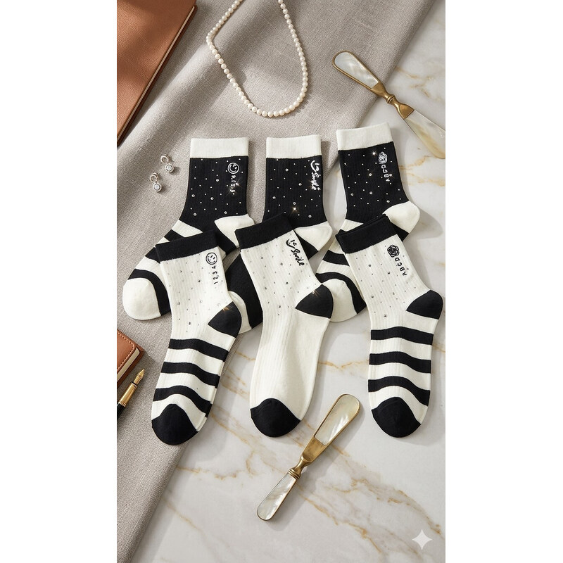 WiK SO&LI QY009-11 Dámské ponožky 060 Zirconia vzor 35-42