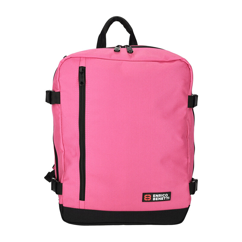 Batoh do letadla 40x30x20 Enrico Benetti Amsterdam 54687 Fuchsia