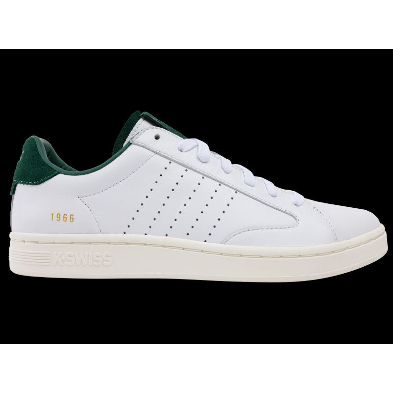 Tenisky K-swiss LOZAN KLUB LTH WHITE/POSY GREEN/SNOW WHITE-M