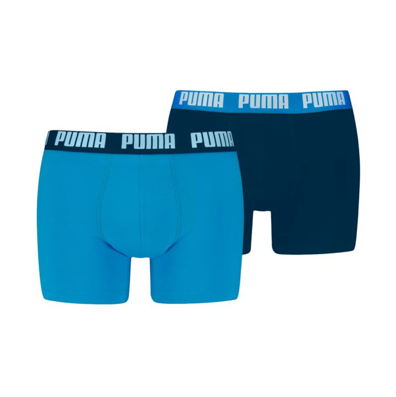 Pánské boxerky Puma Everyday Basic 2p modrá, tmavě modrá 938320