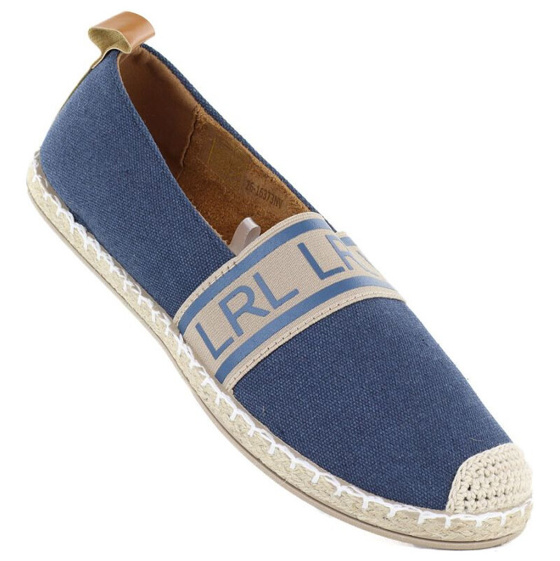 Dámské polobotky espadrille modré Potocki PY16373 115089285
