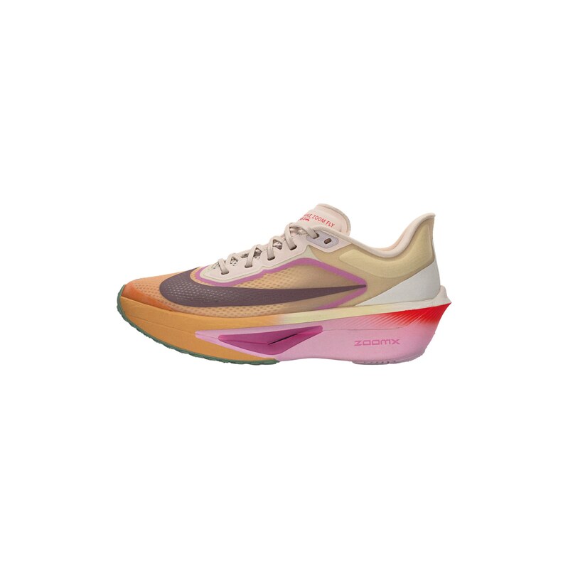 NIKE Běžecká obuv Zoom Fly 6 béžová / fialová / oranžová