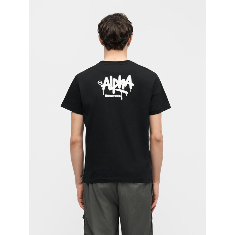 ALPHA INDUSTRIES Tričko černá
