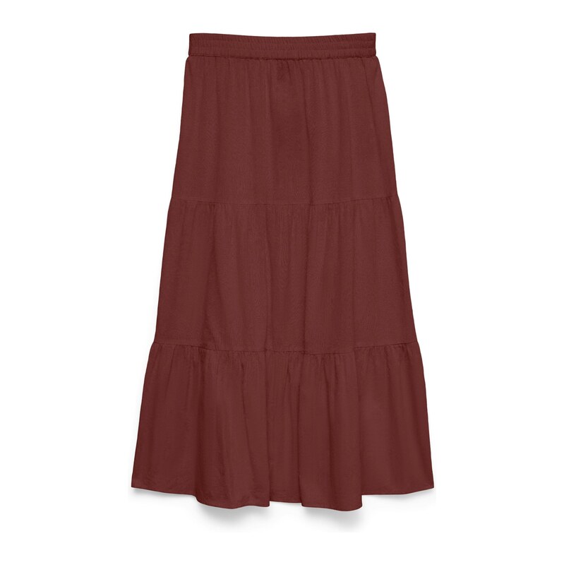 VERO MODA Sukně VMDICTHE vínově červená