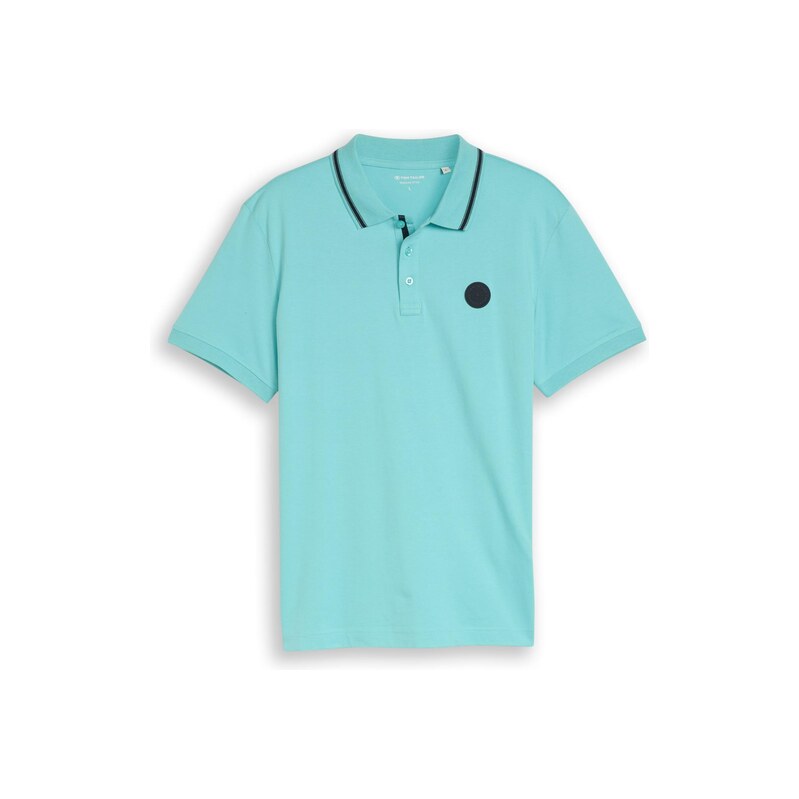 TOM TAILOR Tričko aqua modrá