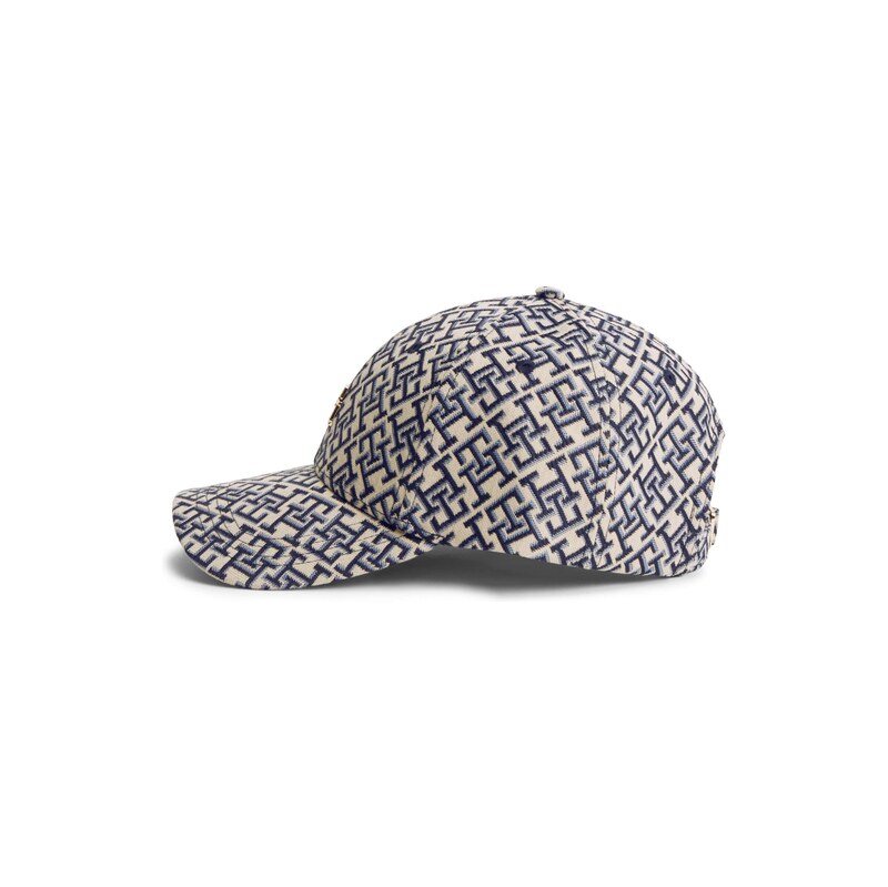 TOMMY HILFIGER Kšiltovka TH Monogram Baseball béžová /