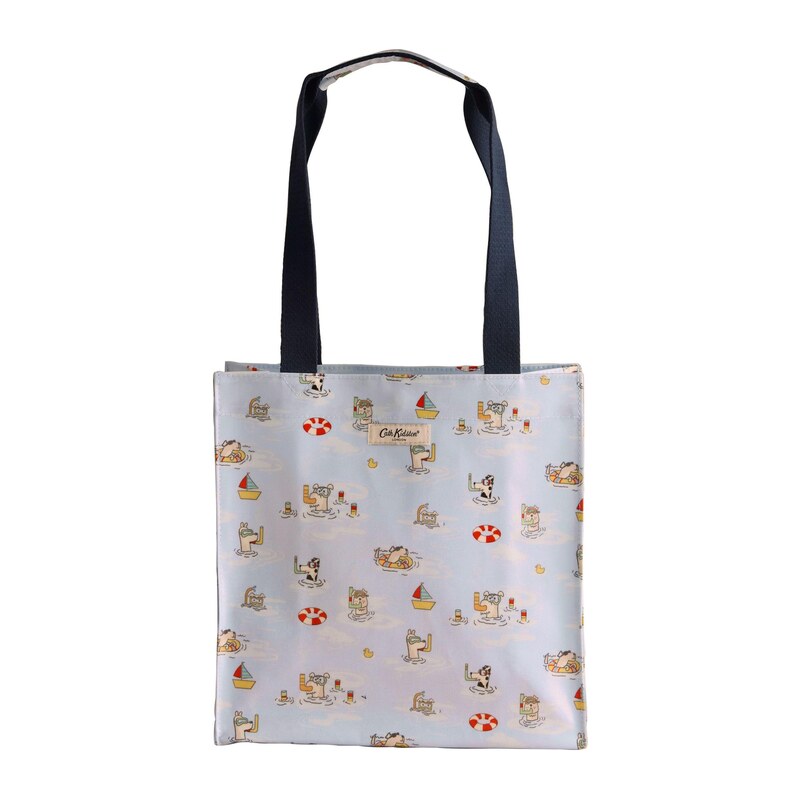 Cath Kidston Nákupní taška světlemodrá / červená / černá / bílá 115558967
