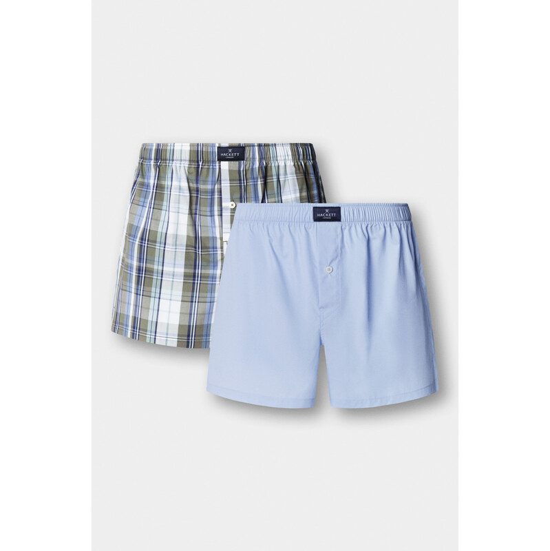 SPODNÍ PRÁDLO HACKETT LONDON CHECK BOXER 2P