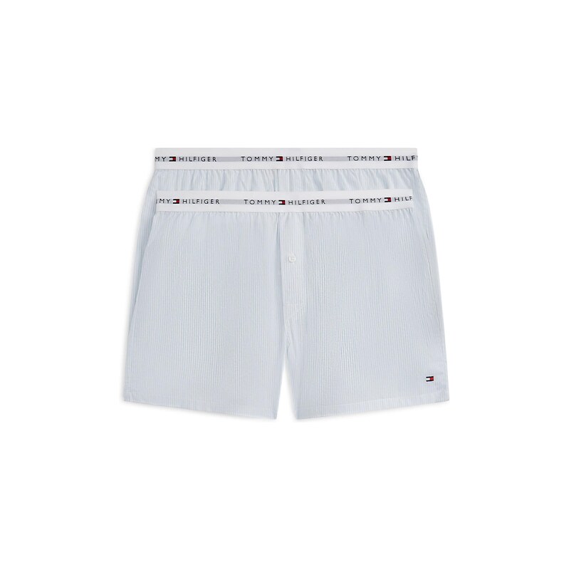 TOMMY HILFIGER Boxerky světlemodrá / bílá