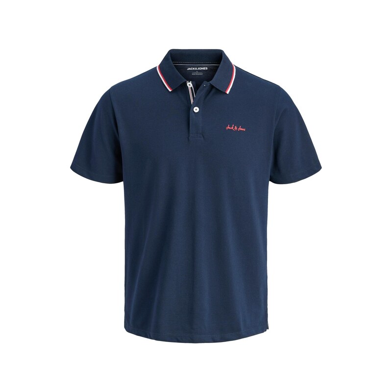 JACK & JONES Tričko JJBlaze námořnická modř / bílá