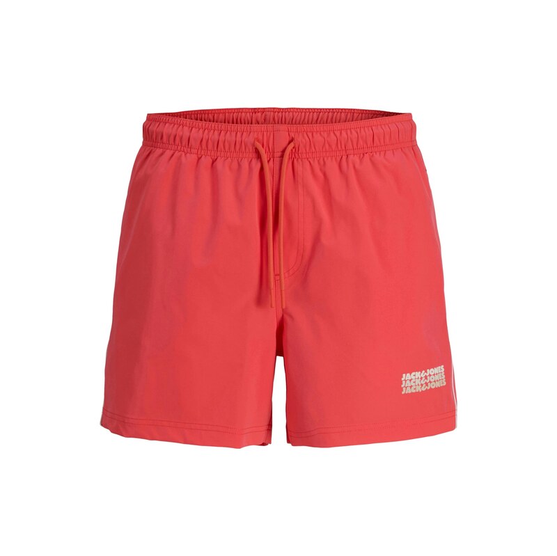 JACK & JONES Plavecké šortky JPSTMAUI SUNRISE béžová / korálová