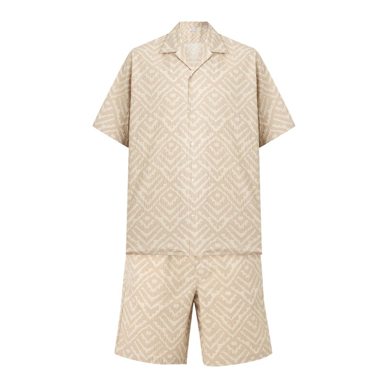 JACK & JONES Košile JJMILO šedobéžová / světle šedá