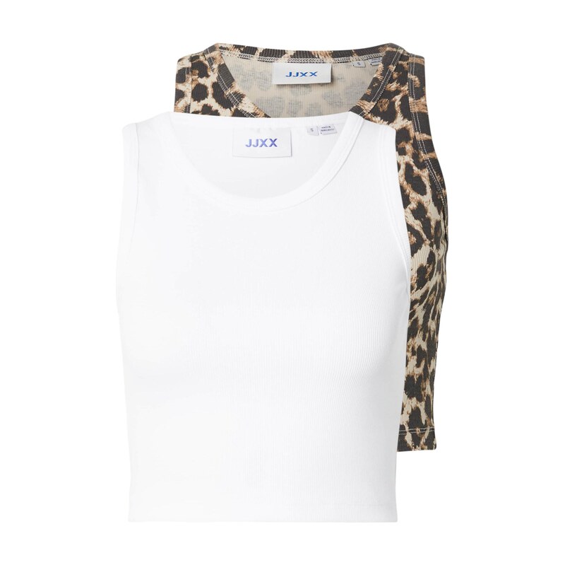 JJXX Top JXFALLON světle hnědá / černá / bílá 115097730