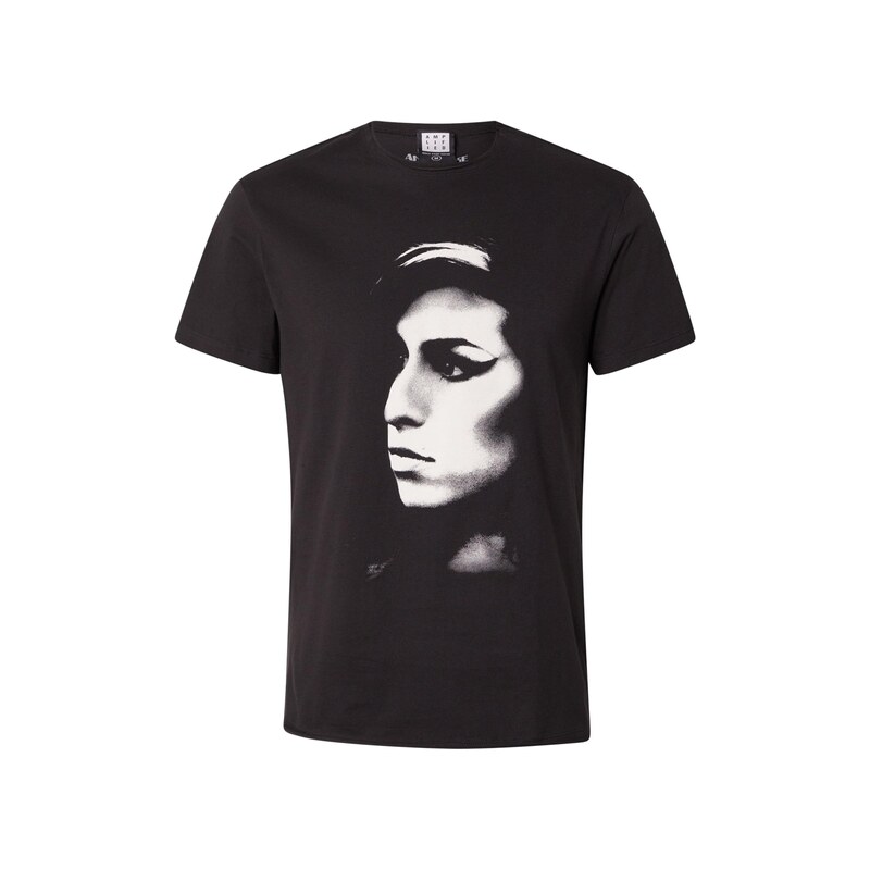 AMPLIFIED Tričko AMY WINEHOUSE šedá / černá / bílá