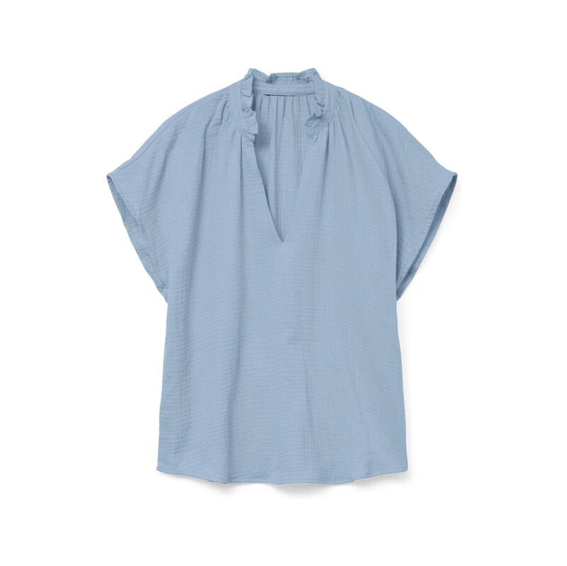 VERO MODA Halenka VMNATALI světlemodrá