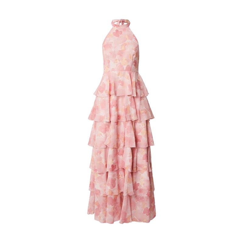 VERO MODA Šaty VMFELICIA pastelově oranžová / růžová /