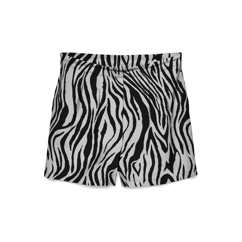 VERO MODA Kalhoty se sklady v pase VMJESMILO světle šedá / černá