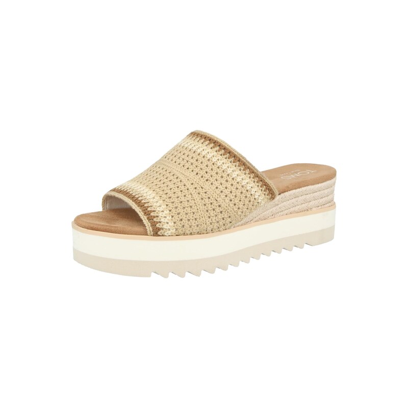 TOMS Pantofle DIANA béžová / velbloudí / tmavě béžová 115098786