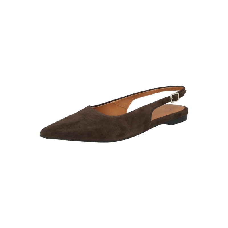 VAGABOND SHOEMAKERS Baleríny s řemínky Hermine čokoládová
