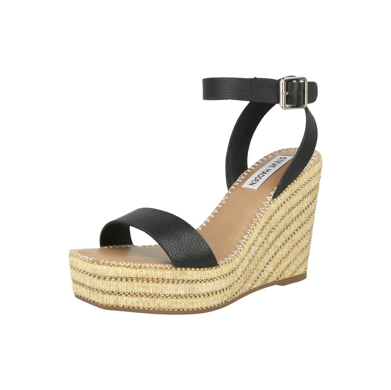 STEVE MADDEN Páskové sandály Cassie černá