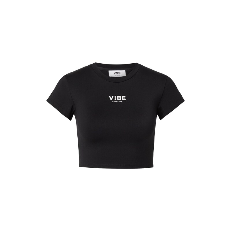 V!BE STUD!OS Tričko černá / bílá