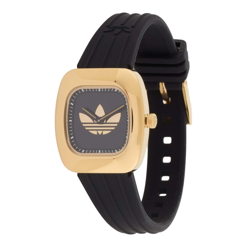ADIDAS ORIGINALS Analogové hodinky Retro Wave One zlatá / černá 115099554