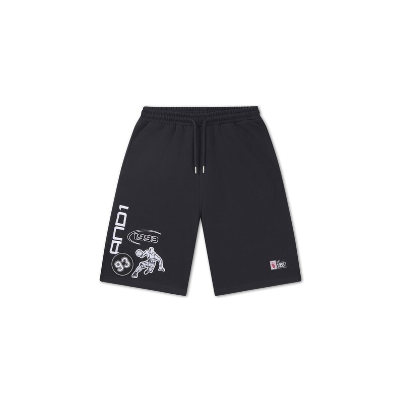 AND1 Kalhoty On Court Applique černá / offwhite 115099633