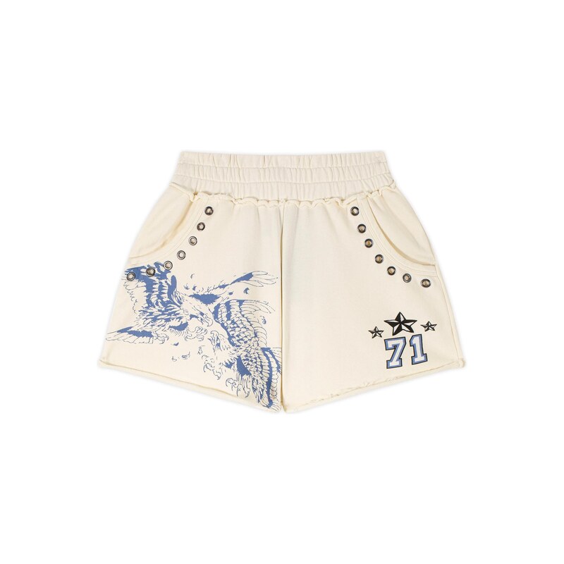 Ed Hardy Kalhoty Fighting Eagle režná / námořnická modř / černá 115099655