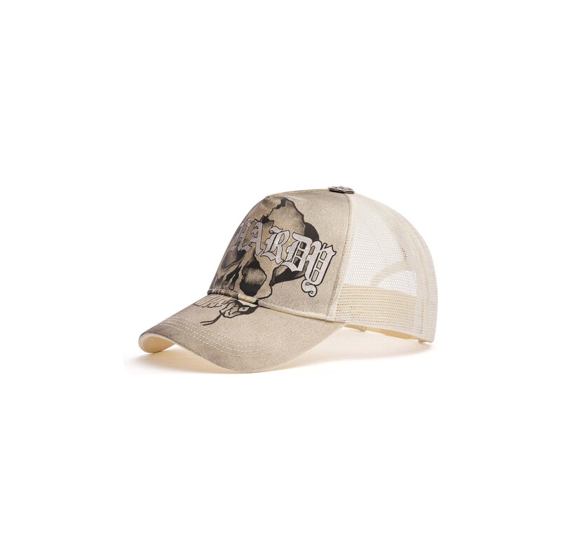 Ed Hardy Kšiltovka Gothic Skull kámen / černá / offwhite 115099668