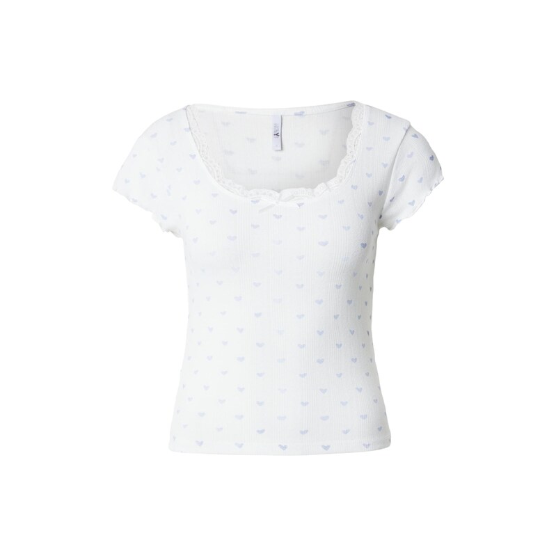 Hailys Tričko světlemodrá / offwhite