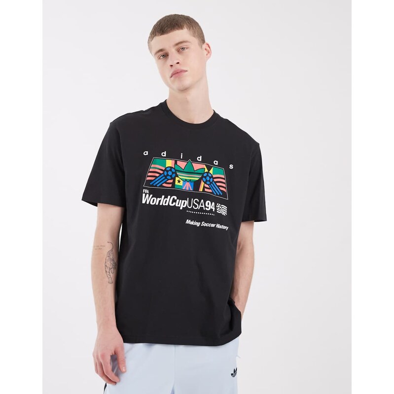 adidas Originals World Cup 94 chest graphic in black