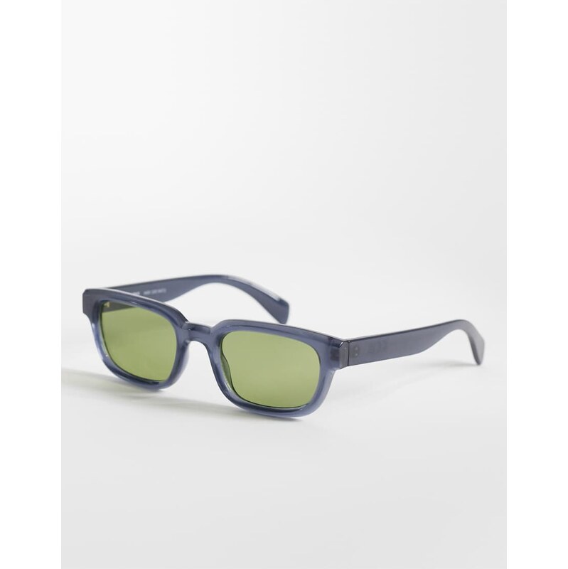 Weekday sunglasses in grey with green lense 115372825