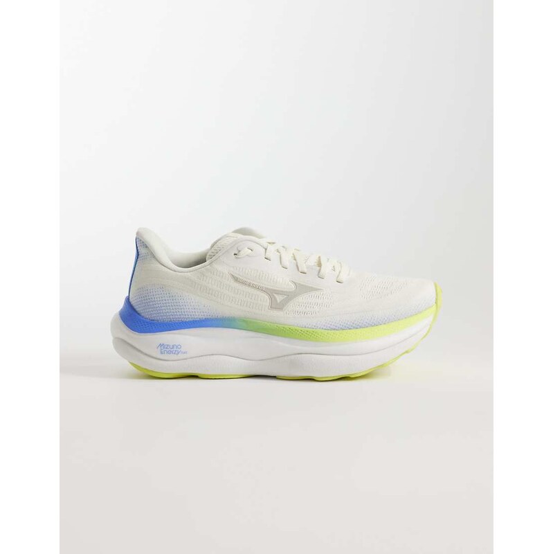 Mizuno Wave Sky 9 trainers in white and blue 115132325