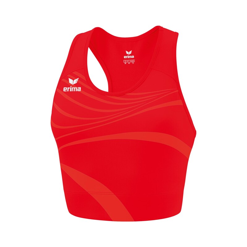 ERIMA Sportovní podprsenka červená / bílá