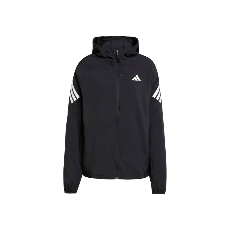ADIDAS PERFORMANCE Přechodná bunda černá / bílá