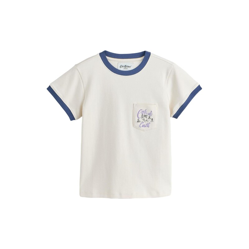 Cath Kidston Tričko Stanley režná / tmavě modrá / světle fialová / 115095666