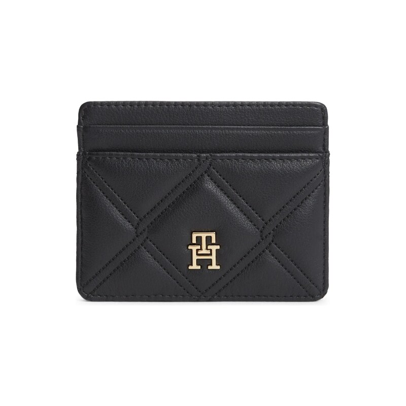 TOMMY HILFIGER Pouzdro Quilted Card černá