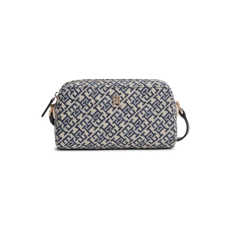 TOMMY HILFIGER Taška přes rameno TH Monogram Camera světlemodrá