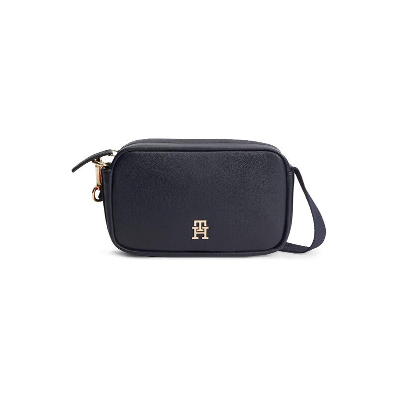 TOMMY HILFIGER Taška přes rameno Logo Tape Camera marine modrá /